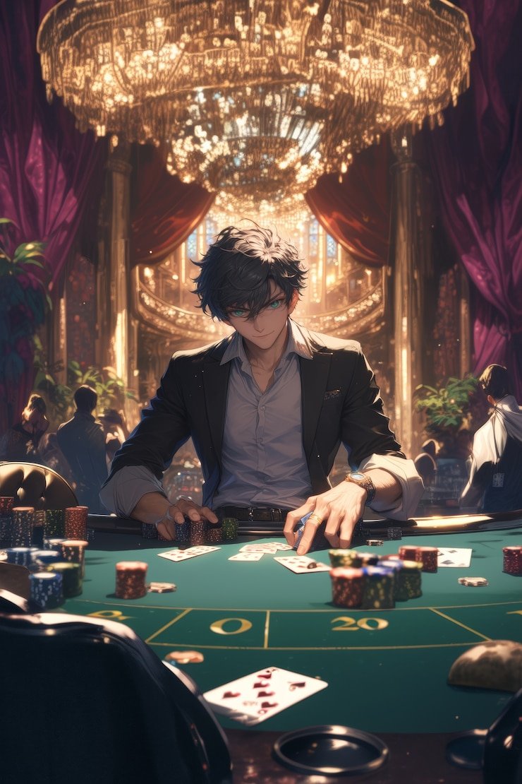 Roda roulette Prancis dengan 37 saku dan bola spinning